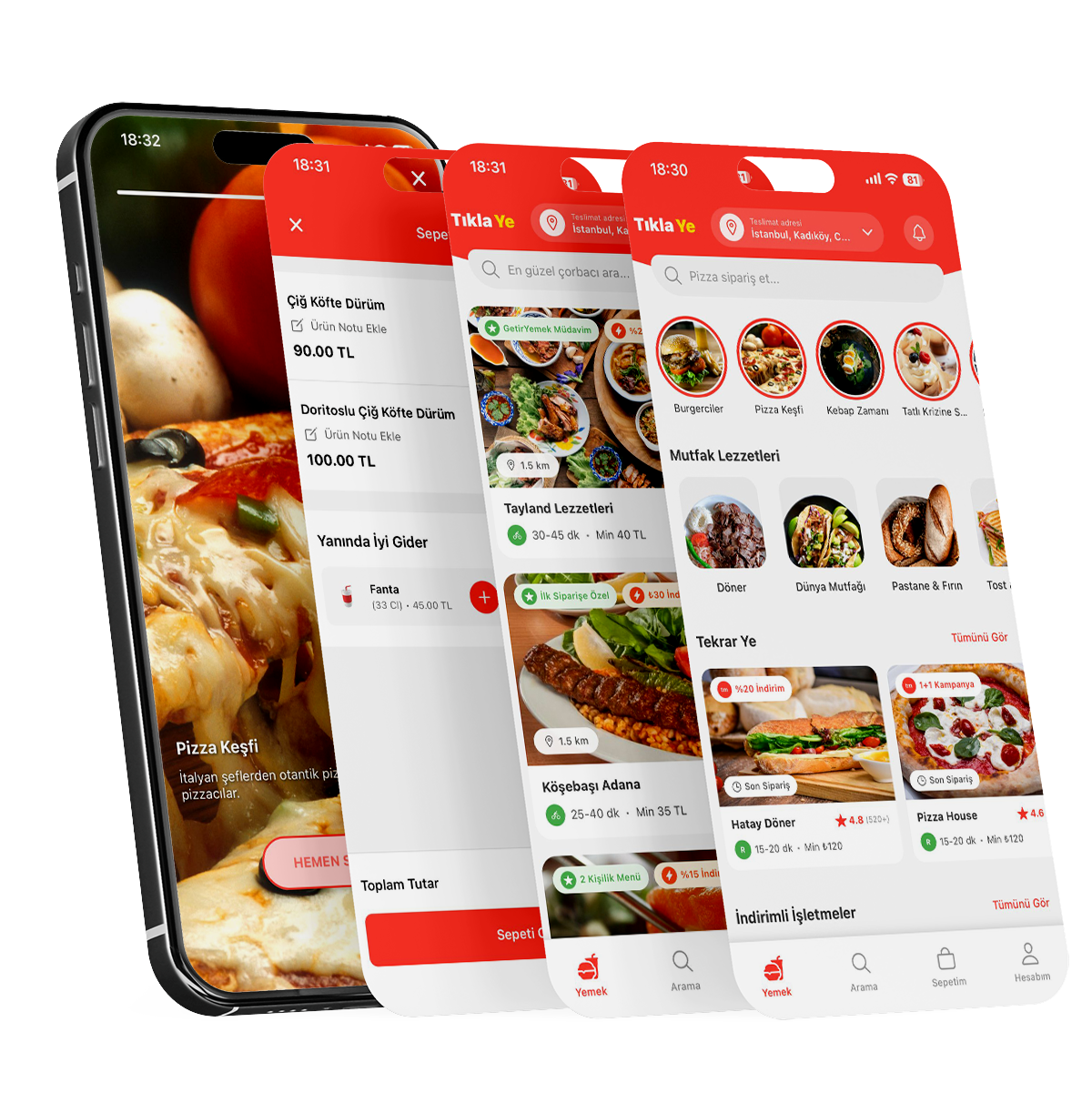 TıklaYe Uygulaması